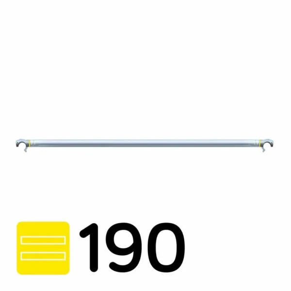Euroscaffold οριζόντιο στήριγμα μήκους 190 cm - Image 2