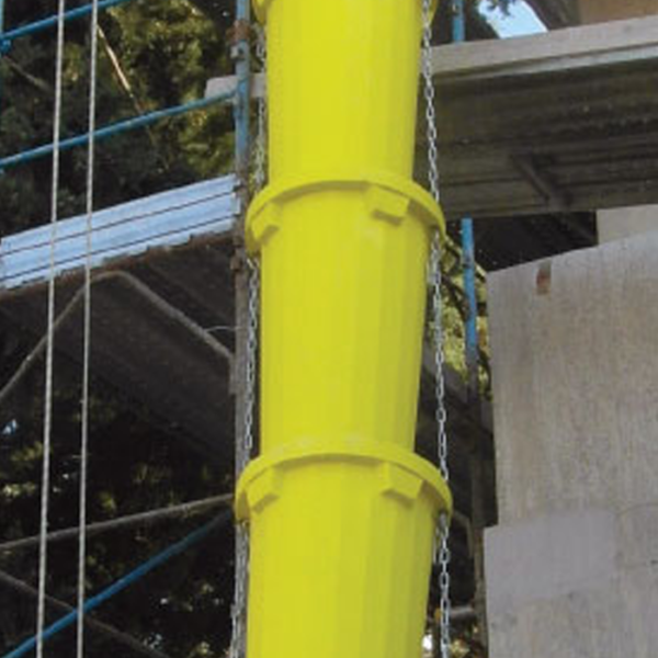 Σωλήνας 1m Συλλέκτη (Χωνί) Μπαζών